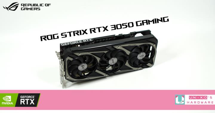 ROG STRIX RTX 3050 O8G GAMING 显示卡评测开箱