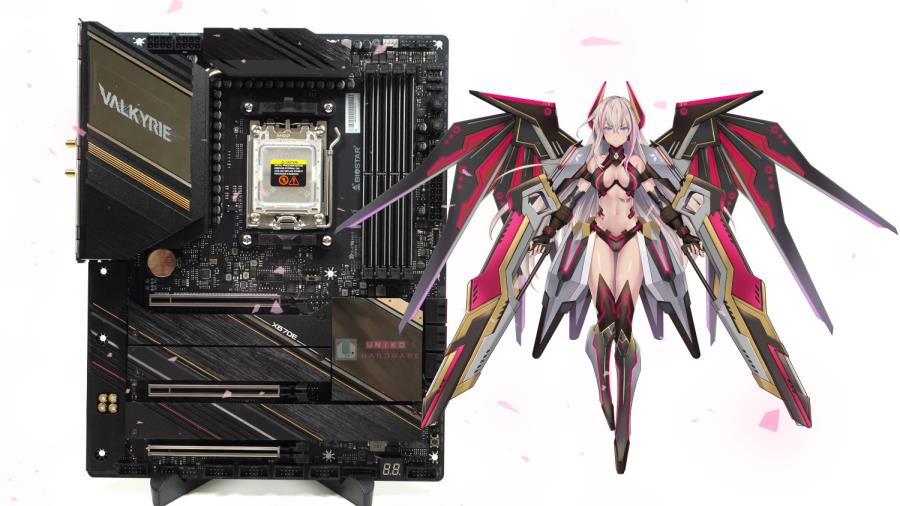 BIOSTAR X670E VALKYRIE 女武神主机板开箱评测