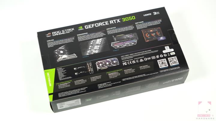 ROG STRIX RTX 3050 O8G GAMING 显示卡评测开箱