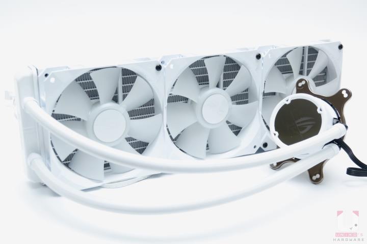 ROG STRIX LC II 360 ARGB WHITE EDITION 开箱测试