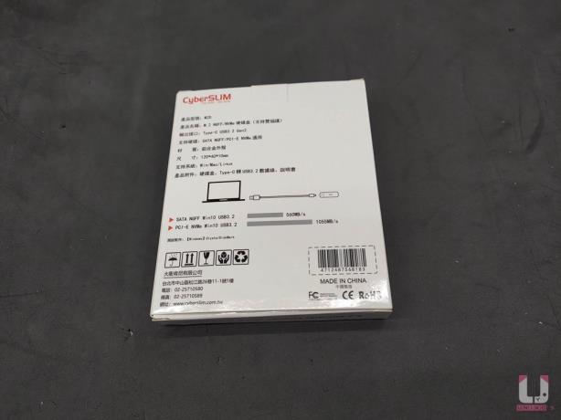 M.2 SSD 检测好物~ CyberSLIM M2D NGFF/ NVMe 两用外接盒