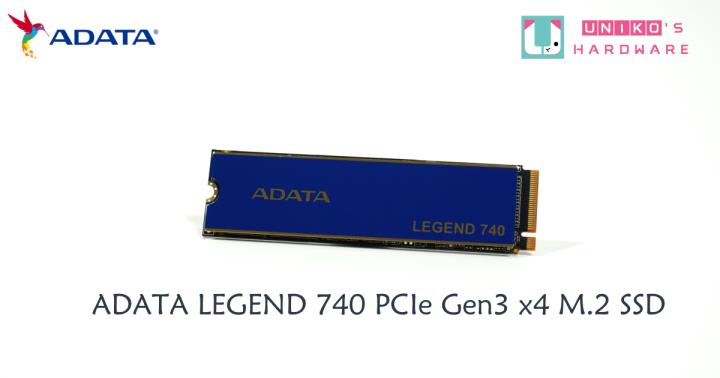 ADATA LEGEND 740 PCIe Gen3 x4 M.2 SSD 评测开箱