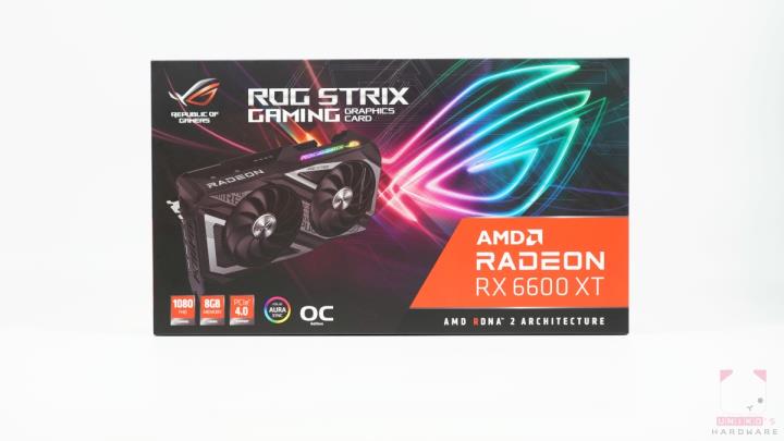 ROG Strix Radeon RX 6600 XT OC 显示卡评测开箱