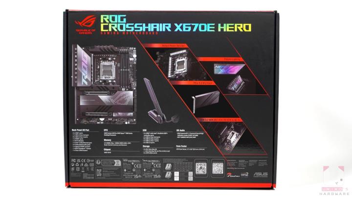 ROG CROSSHAIR X670E HERO 主机板开箱评测