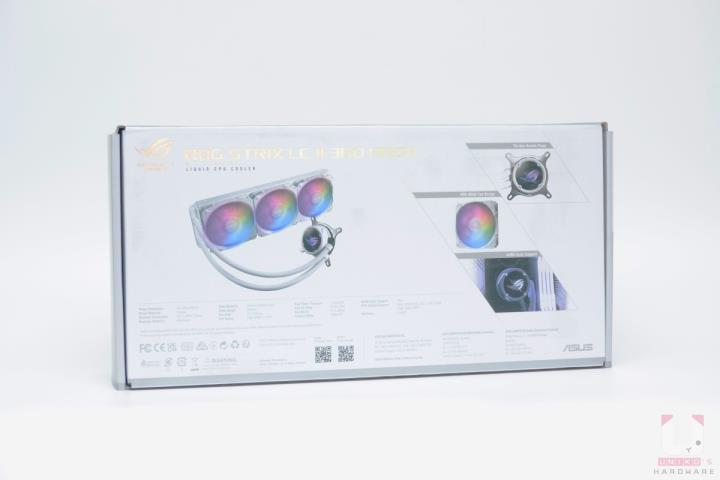 ROG STRIX LC II 360 ARGB WHITE EDITION 开箱测试