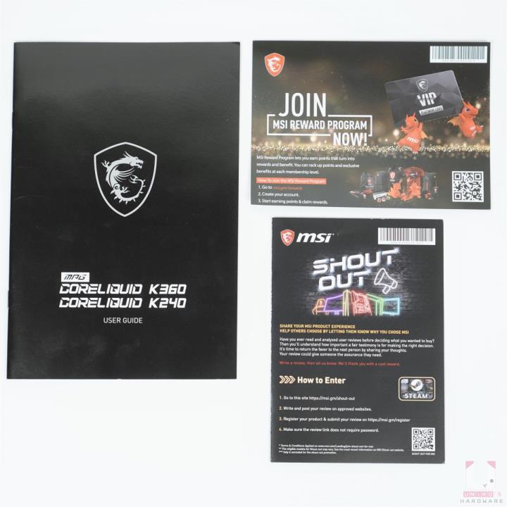 MSI MPG CORELIQUID K360 一体式水冷散热器评测开箱