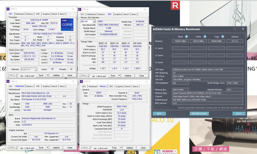MSI MPG Z690 FORCE WIFI 主机板开箱评测