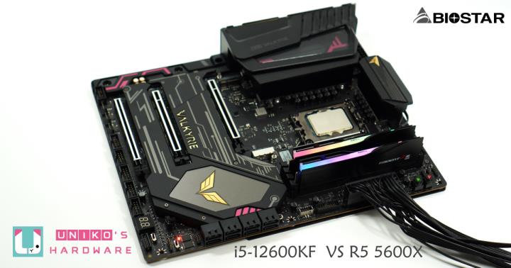 Intel Core i5-12600KF 处理器性能测试，vs AMD R5 5600X