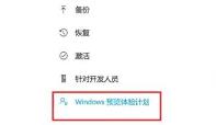 win11预览计划的退出方法