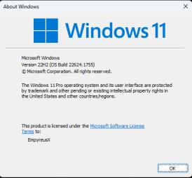 微软宣布Windows 11 Insider Preview Build 22621.1755/22624.1755(KB5026438)发布了！