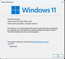微软宣布Windows 11内部预览版本22621.1610/22624.1610(KB5025299)推送了！