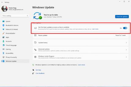 微软宣布Windows 11内部预览版本22621.1610/22624.1610(KB5025299)推送了！
