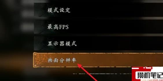 《卧龙：苍天陨落》分辨率怎么设置？
