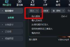 万兴喵影给素材命名操作