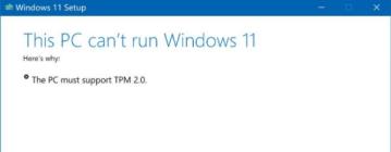 win11安装提示tpm2.0解决方法