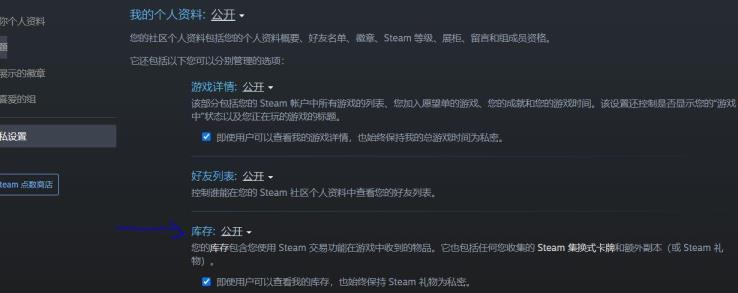 csgo怎么公开库存 csgo怎么公开库存