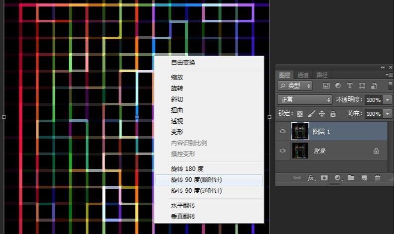 ps用滤镜制作烟花效果