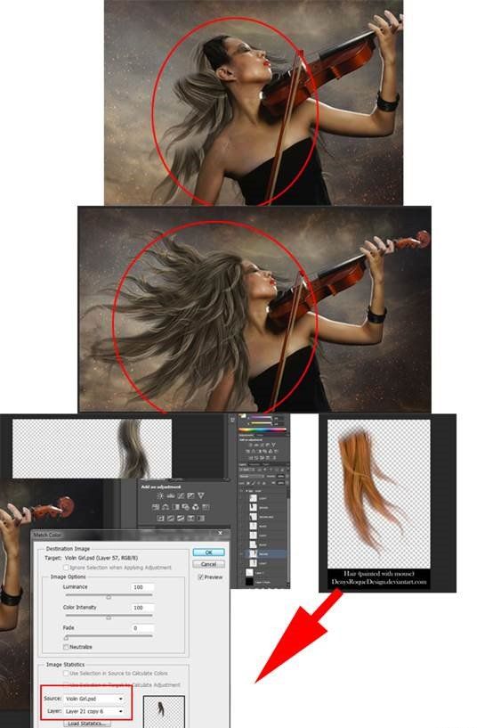 ps CS6合成浴火天使效果图片