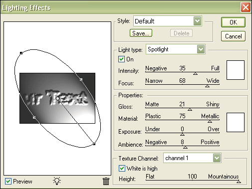 利用PhotoShop制作液体金属字