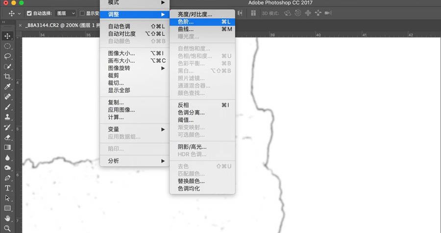 Photoshop巧用边缘蒙版去除锐化后的白边