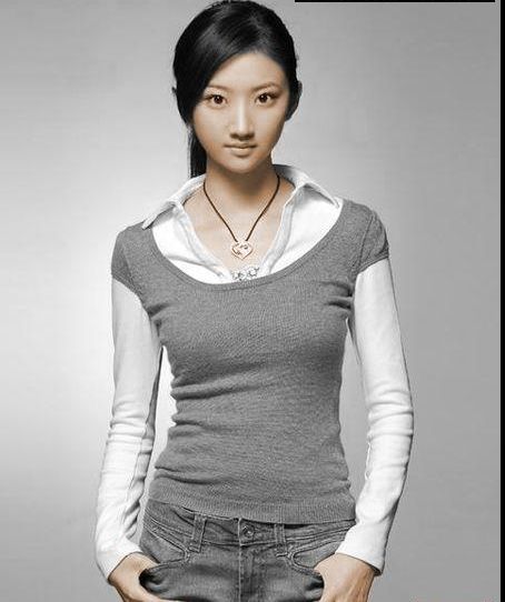 photoshop给黑白漂亮小妹妹上色