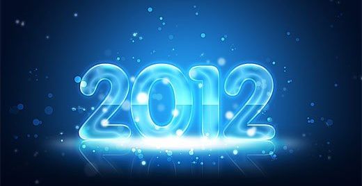 ps制作2012新年贺卡方法
