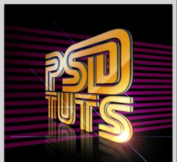ps怎样做透视复古文字