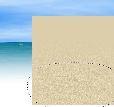 PS滤镜制作清爽的夏季海滩