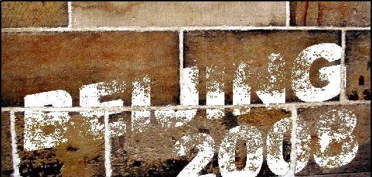 Photoshop打造喷涂字北京2008