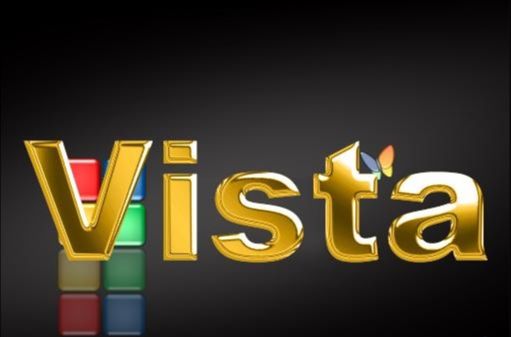 Photoshop制作VISTA炫金质感文字效果