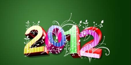 用ps制作2012新年壁纸