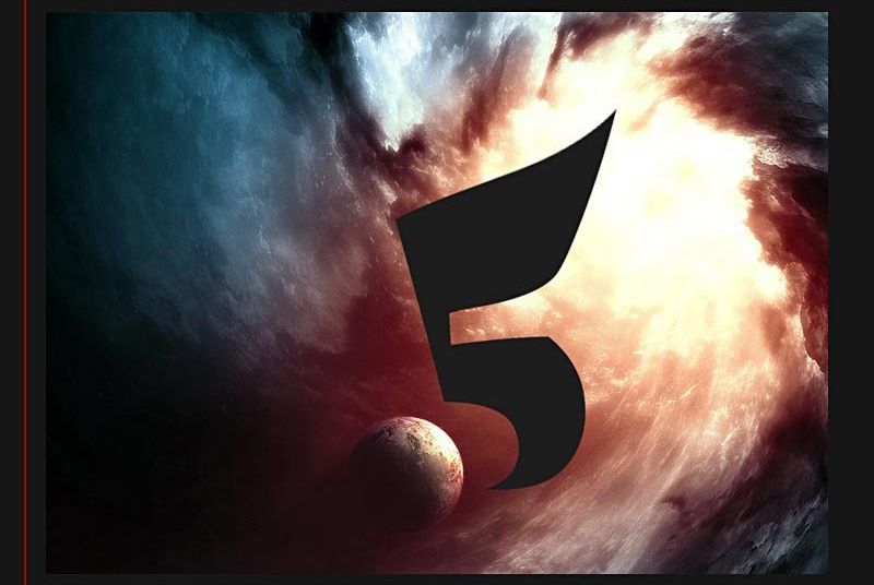 ps设计大气科幻风格立体字方法