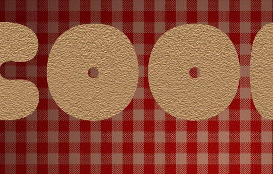 ps制作姜饼效果字方法