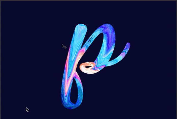 PS制作潮流油漆文字效果方法