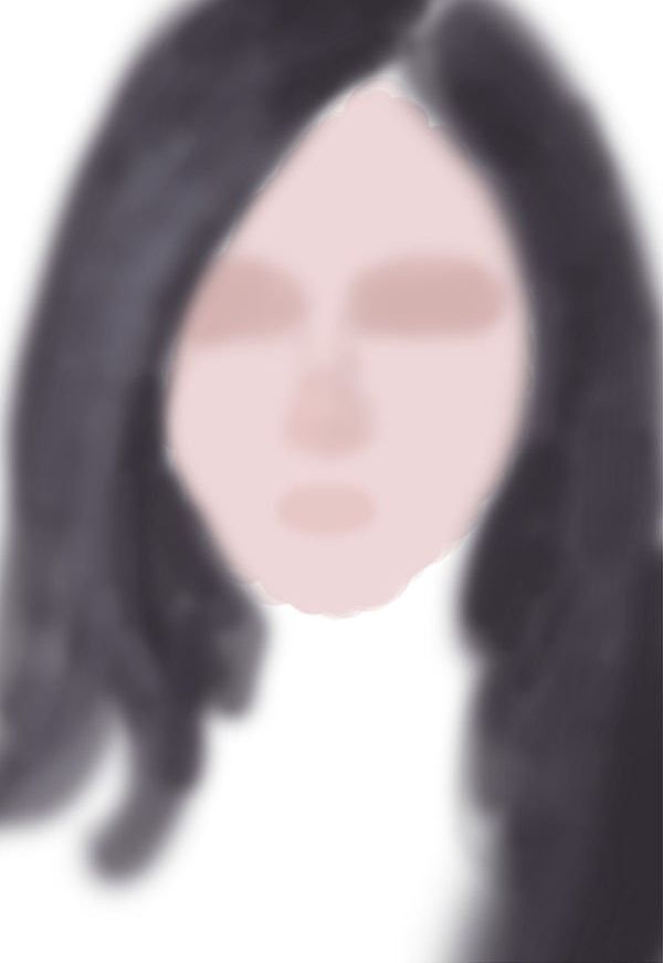 Photoshop绘制长发飘飘的美女人像