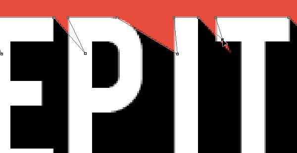 ps制作长投影文字效果