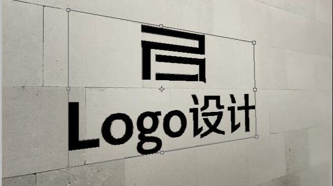 ps制作模仿墙上的立体LOGO文字