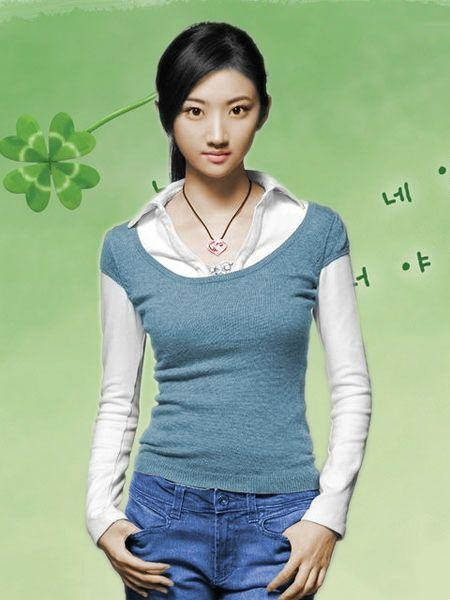 photoshop给黑白漂亮小妹妹上色