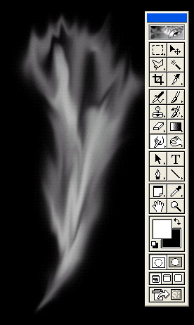 Photoshop滤镜制作逼真烟雾