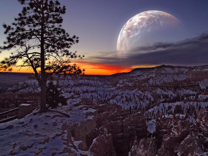 ps照片合成添加星球背景