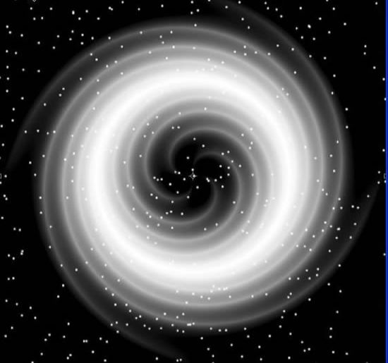 Photoshop滤镜制作漂亮星空