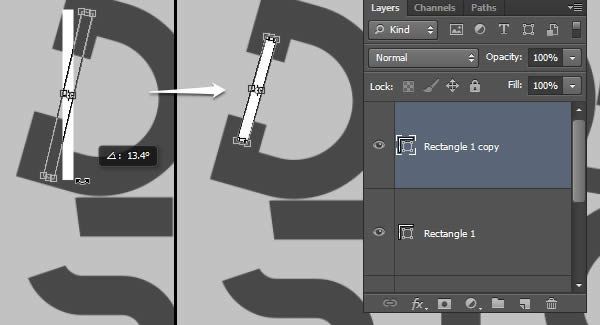 Photoshop制作红色大气的立体字方法