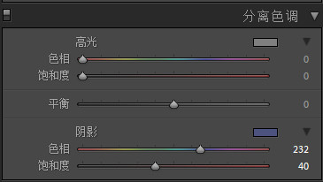 ps用LR调出电影冷暖风格街道效果