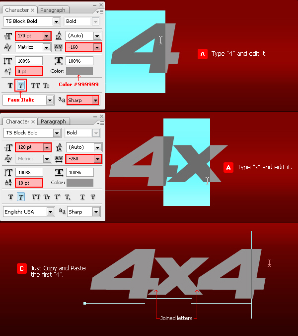 ps制作质感的金属立体字