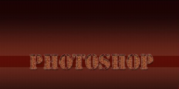 Photoshop制作40年代的俱乐部字体风格