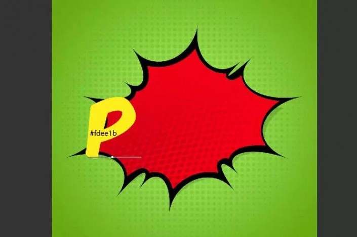 ps制作金色卡通的英文立体字