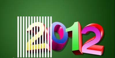 用ps制作2012新年壁纸