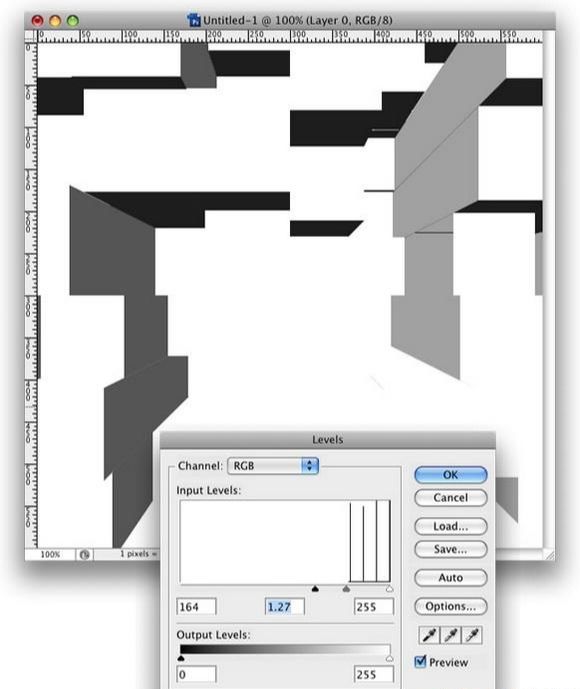 photoshop滤镜制作三维空间特效图片
