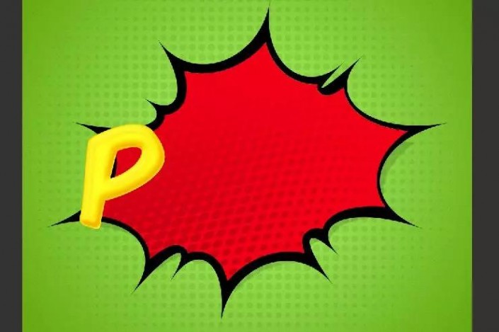 ps制作金色卡通的英文立体字