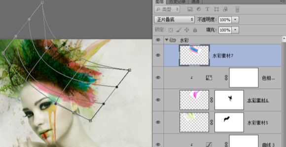 ps人像合成艺术作品效果方法